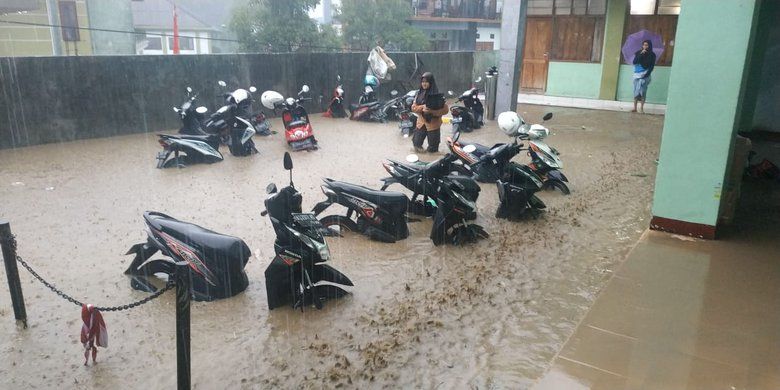 Hujan Deras, Ponpes di Mojokerto Terendam Banjir