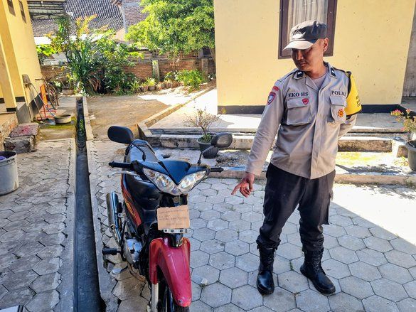 Terduga Pencuri Motor di Ponorogo juga Tinggalkan Surat Permintaan Maaf