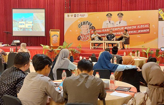 Tahun 2023, Tren Rokok Ilegal di Jember Meningkat Tahun 2023