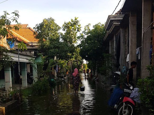 Empat Desa di Kalitengah Lamongan Terendam Banjir Akibat Curah Hujan Tinggi