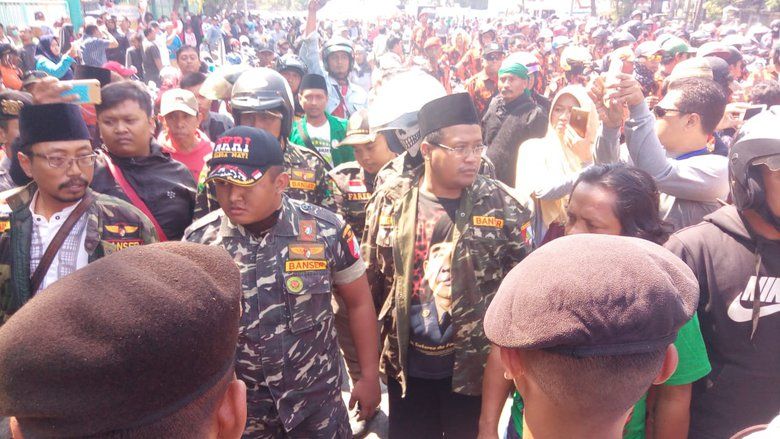 Tak Terima Disebut Banser Idiot Ansor Datangi FPI Sidoarjo