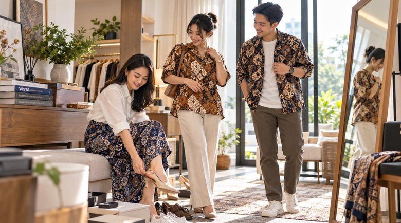 Padu Padan Batik Modern agar Tetap Terasa Natural