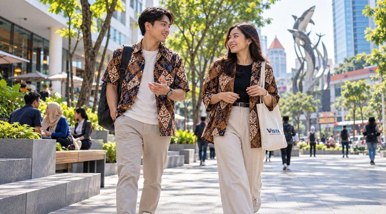 5 Cara Pakai Batik Kasual agar Tidak Terlihat Kaku