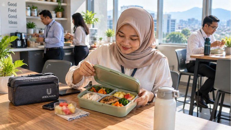 Bekal Makan Siang Bantu Atur Isi Piring
