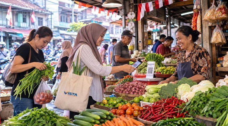 Dari Pasar ke Digital, Cara Belanja Indonesia Berubah