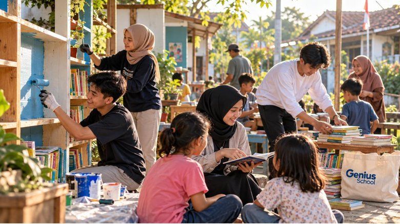 Jadi Relawan, Cara Anak Muda Tumbuh Lewat Aksi Sosial