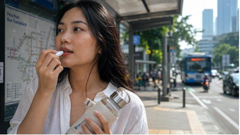 Bibir Kering Saat Kemarau Bisa Makin Parah karena Dijilat