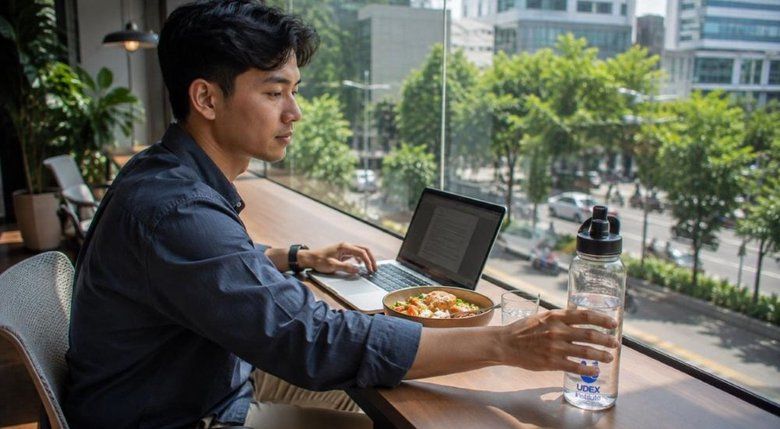 Botol Minum Membantu Kebiasaan Cukup Minum