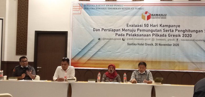 Bawaslu Gresik Keluarkan 28 Surat Peringatan untuk Tim Kampanye Paslon Pilkada