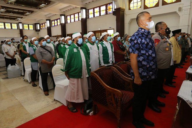 Warga Khilafatul Muslimin Surabaya Raya Deklarasikan Diri Setia Pada Pancasila dan NKRI