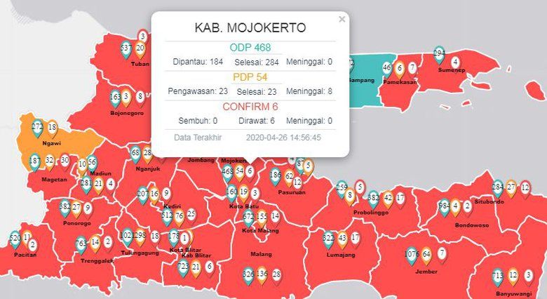 Lagi, Dokter di Mojokerto Positif Covid-19