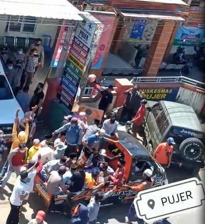 Jenazah Pasien Covid-19 Diambil Paksa di Puskesmas Pujer Bondowoso