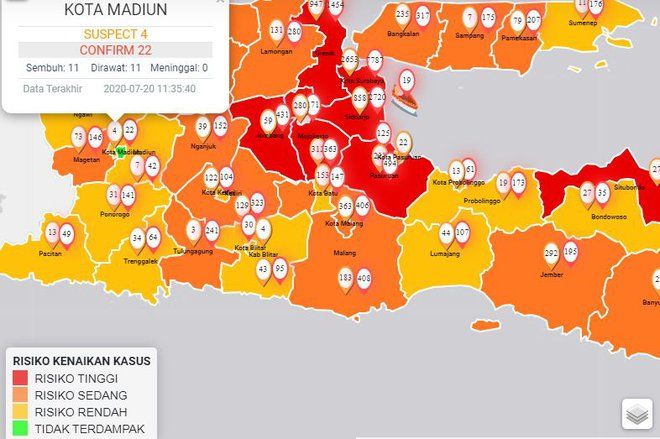 Kota Madiun Satu-satunya Zona Hijau Covid-19 di Jatim, Ini Rahasianya