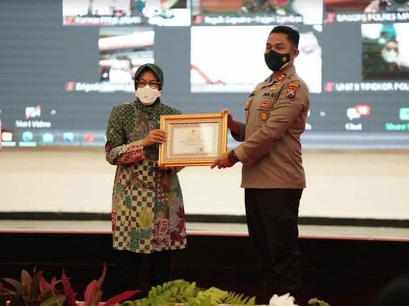 Ungkap Korupsi Bansos PKH, Polres Probolinggo Terima Penghargaan Mensos