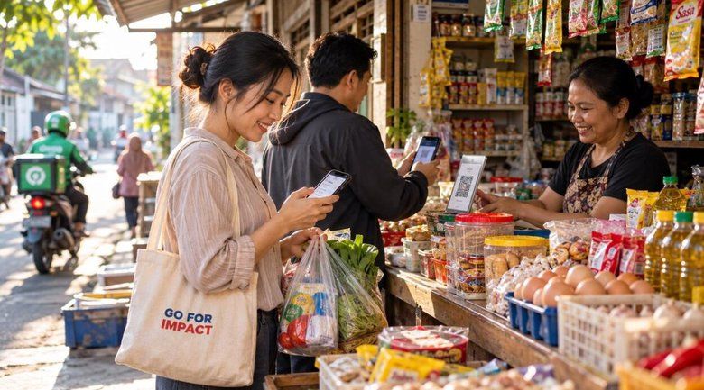 Belanja Orang Indonesia Berubah, Warung Tak Hilang