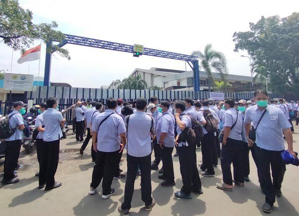 Dianggap Melakukan PHK Sepihak, Pekerja Unilever Demo