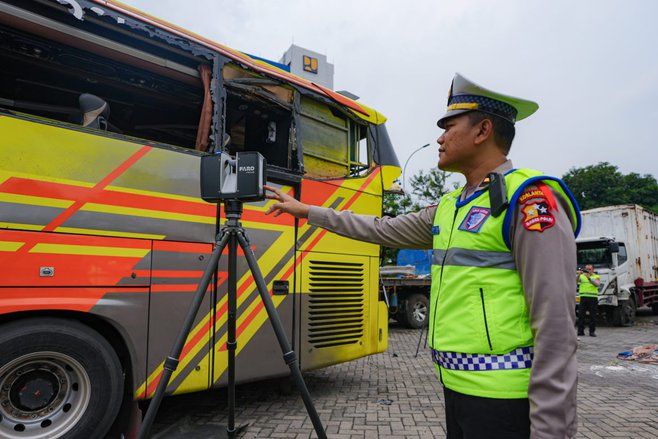 Selidiki Penyebab Kecelakaan Bus Cahaya Trans, Korlantas Terjunkan Tim TAA
