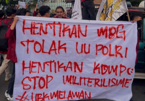 Mahasiswa UBK Bertemu Gibran Usai Aksi di Istana