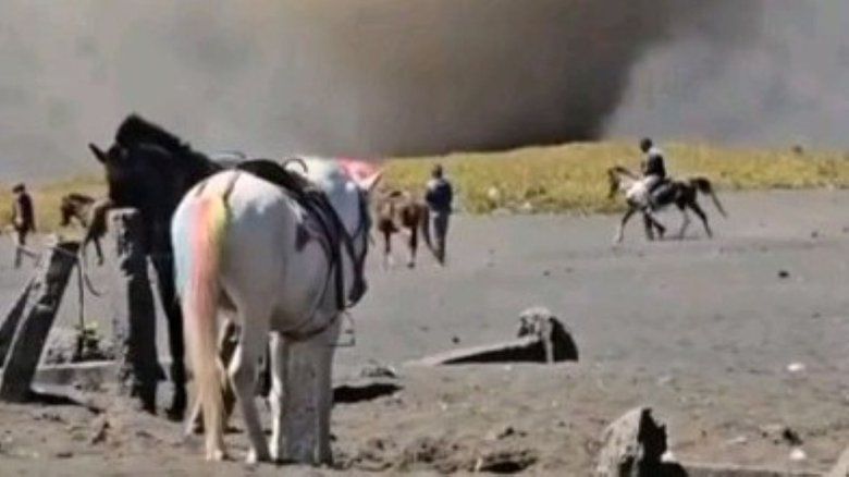Viral Pusaran Angin di Bromo, BPBD Pastikan Bukan Puting Beliung