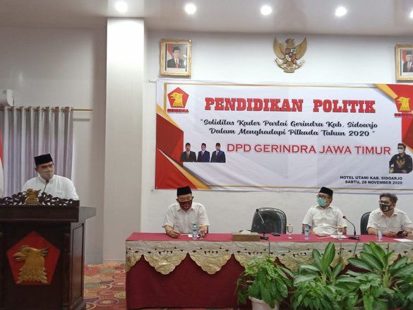 Kader Partai Gerindra Bakal Habis-habisan Menangkan Bambang Haryo di Sidoarjo