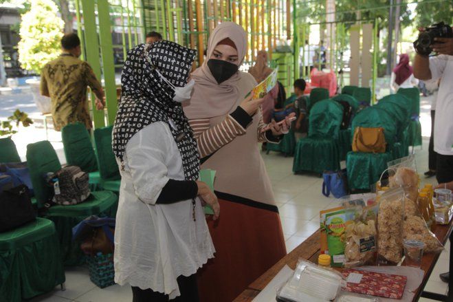 Dikenal Kota Seribu Taman, Ketua PKK Aminah Hadi Dukung Variasi Produk Olahan Mangga