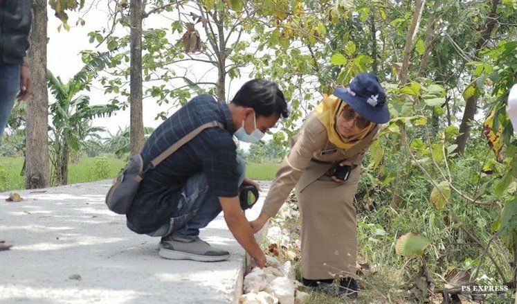 Dinas TPHP Lamongan Bangun Jalan Usaha Tani Sebanyak 33 Titik Dengan Anggaran Rp. 4 Miliar