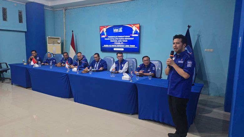 Emil Dardak Resmi Daftar Calon Ketua Demokrat Jatim, Sebut Hasil Komunikasi dengan Ketua DPC