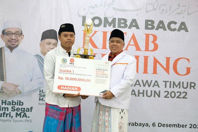 Gelar Lomba Baca Kitab Kuning, Ketua PKS Jatim Sebut Wujud Kecintaan ke Ulama