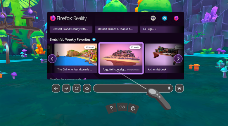 Keunggulan Firefox Reality, Peramban 3D Mozilla
