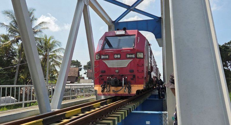 DJKA Uji Kekuatan Jembatan Rel Baru di Banyuwangi, Diklaim Tahan Lebih dari 60 Tahun
