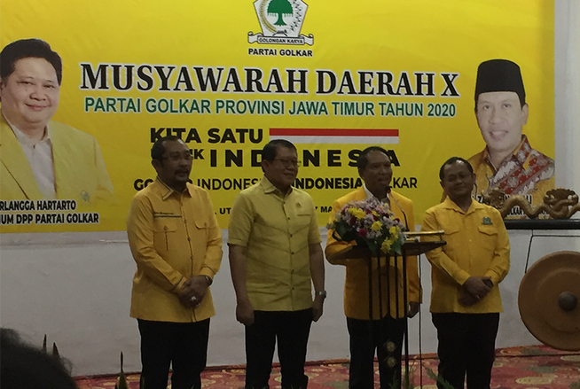 Aklamasi, Sarmuji Terpilih Menjadi Ketua DPD I Partai Golkar Jatim