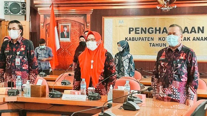 Memenuhi Target, Gresik Dinobatkan Sebagai Kabupaten Layak Anak