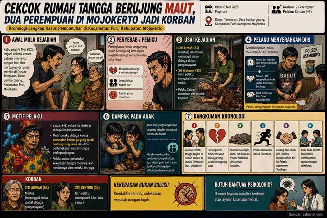 Cekcok Rumah Tangga Berujung Maut