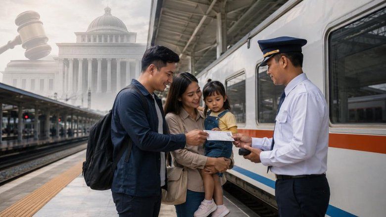 Gugatan Aturan Tiket Anak di Kereta Masuk MK