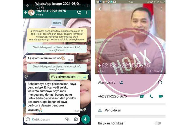 Nama Wali Kota Surabaya 'Dicatut' Lakukan Penipuan Donasi