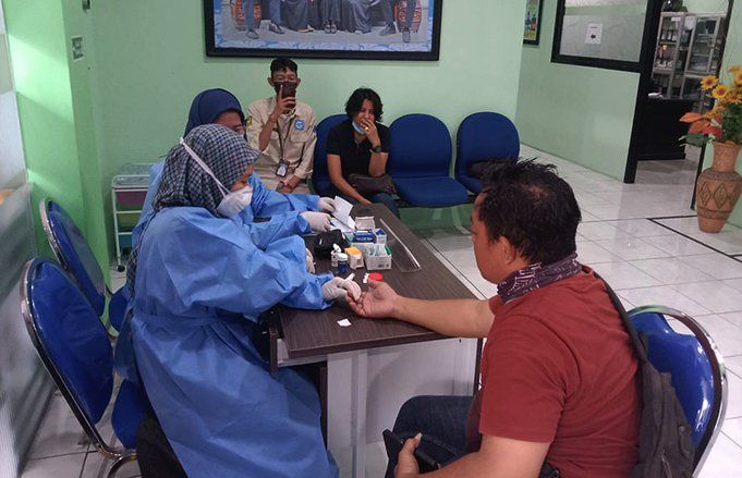 HPN 2023, Wartawan Mojokerto Gelar Tes Kesehatan Hingga Vaksin Booster ke-2