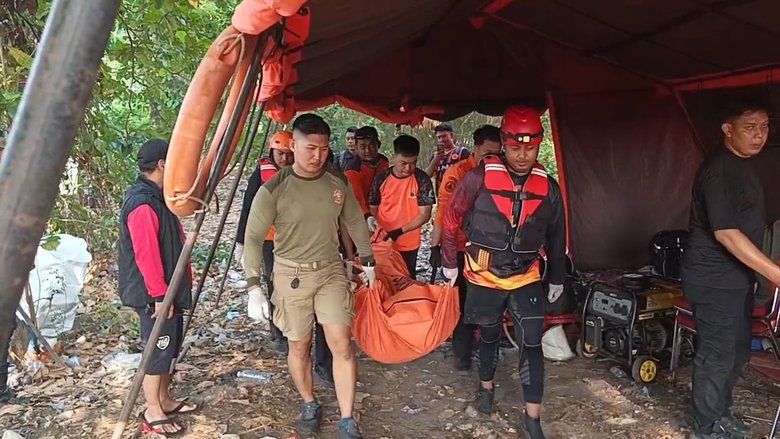 Pria Tenggelam di Kali Jagir Surabaya Ditemukan Meninggal Dunia di Hari Kedua Pencarian