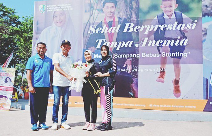 Wabup Sampang H Abdullah Hidayat Apresiasi Giat Aksi Gizi dan Launching Program Inovasi Senia One-Egg