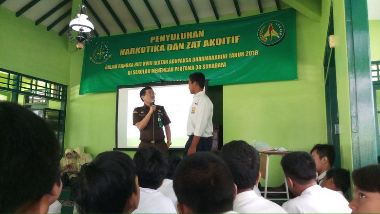 Jaksa Bidik Anak SMP dan SMA Masalah Narkoba
