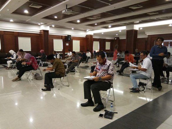 Kandidat Komisioner KPU Jatim Tes Psikologi di RS Unair