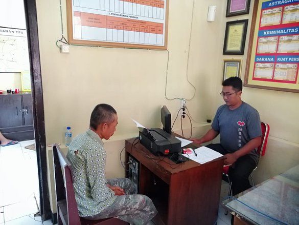 Bawa Motor Curian, Tertangkap Gara-Gara Bensin Habis