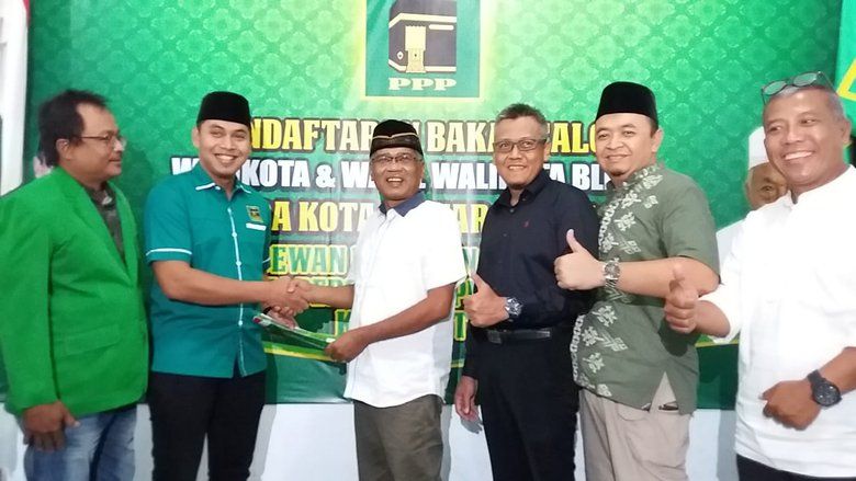 Pilkada Kota Blitar, Heru dan Nuhan Kembalikan Formulir ke PKB dan PPP