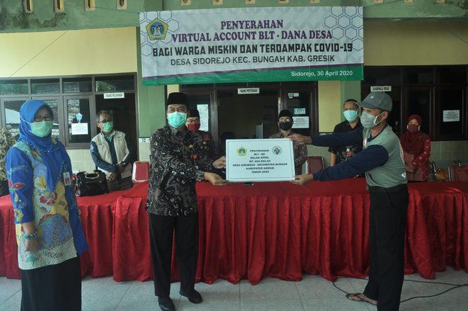 BLT Dana Desa untuk Covid Cair, Ini Pesan Wakil Bupati Gresik