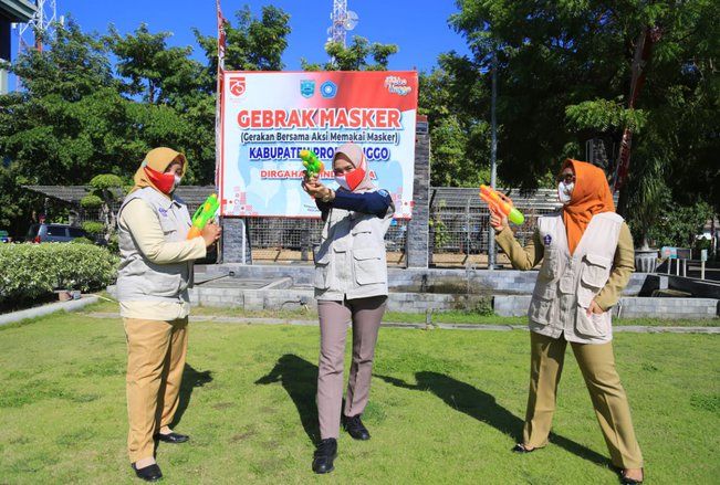 Laskar Waras, Siap ‘Tembak’ Pelanggar Protokol Kesehatan
