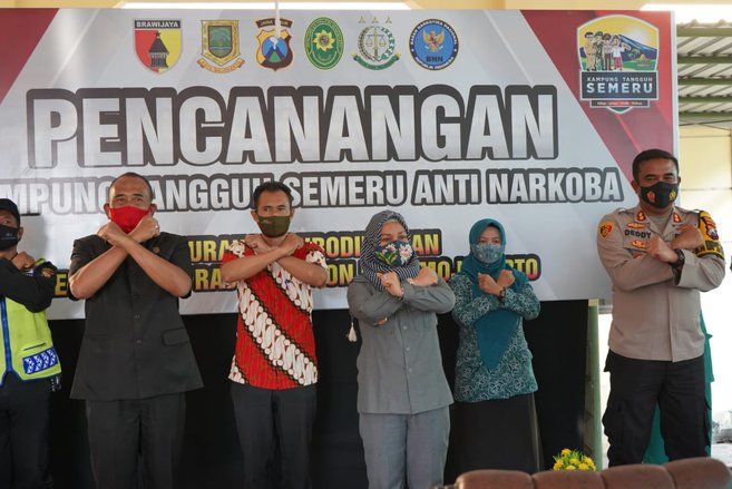 Deklarasi Kampung Tangguh Semeru Anti Narkoba, Ning Ita Ajak Masyarakat Bersinergi Melawan Narkoba