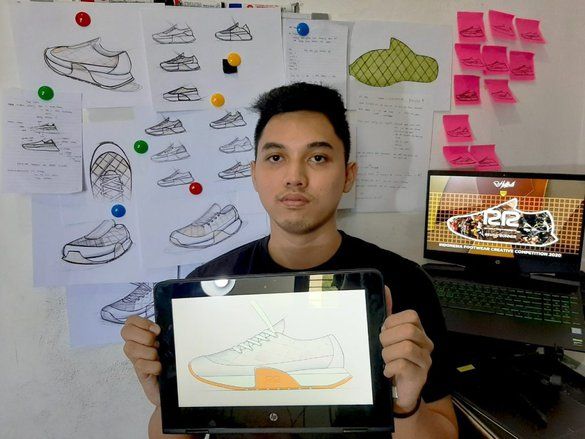 Manfaatkan Limbah Sepatu Kulit, Mahasiswa ITS Juara Kompetisi Kreatif Alas Kaki