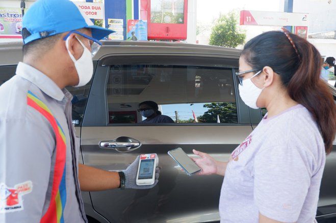 Transaksi SPBU MOR V Pakai Aplikasi MyPertamina Meningkat 269 Persen