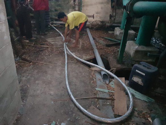Pemuda Ini Tepergok Curi Gulungan Kabel Tembaga di Pabrik Kertas Leces Probolinggo