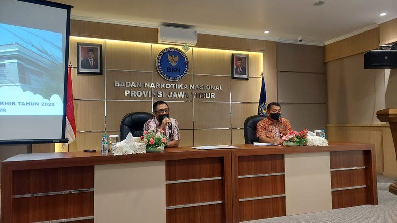 BNNP Jatim Amankan 20 Ribu Gram Sabu Sepanjang 2020