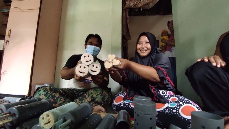 Tempe <em>Smile</em> dan <em>Love</em>, Tempe Emoticon Gugah Selera Makan Anak